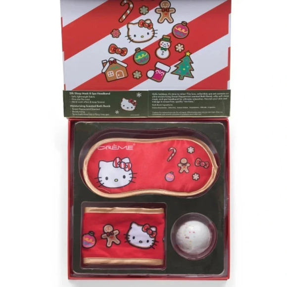 The Creme Shop X Hello Kitty Hello Holiday Spa Set - NWB - Picture 6 of 12